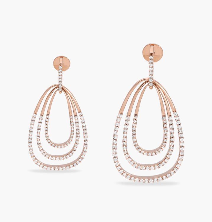 the oviform pendulum earring